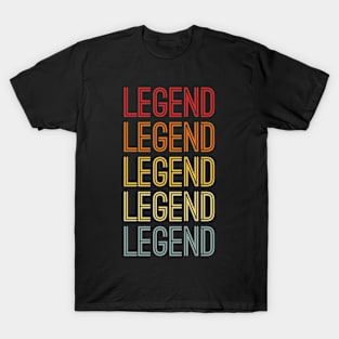 Legend Name Vintage Retro Gift Named Legend T-Shirt